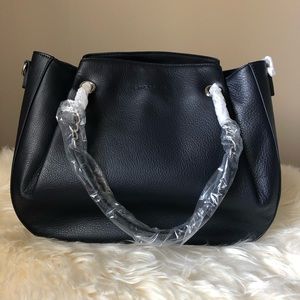 Lancaster Black Leather Purse